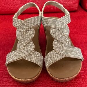 Beverlee Rhinestone Sandal 7W